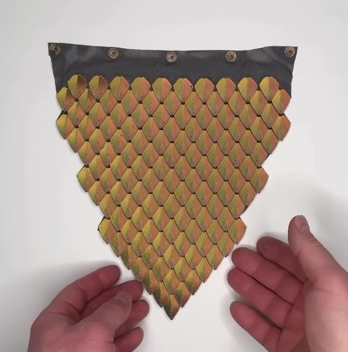 3D Printed Dragon Scale Codpiece - Flexible Fantasy Armor for Cosplay, LARP & Medieval Costume